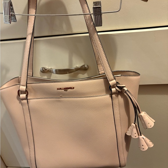 Karl Lagerfeld Light Pink Tote - Picture 1 of 5